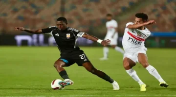 نقل دونجا للمستشفى إثر إصابة قوية في مباراة الزمالك وزيسكو